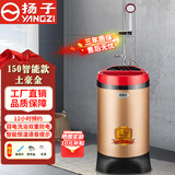 扬子移动式洗澡机节能语音家用不锈钢储水租房速热简易热水器即热智能淋浴卫生间热水器遥控洗浴断电 【插电洗浴】150智能款土豪金