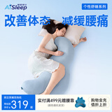 睡眠博士（AiSleep）床上抱枕长条抱枕侧睡夹腿神器孕妇夹腿男女生款睡觉侧睡靠枕 