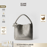 ECODAY包包女包2026新款原创设计经典编织包大容量托特包通勤包生日礼物