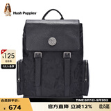 暇步士（Hush Puppies）男士双肩包英伦迷彩休闲15.6英寸电脑包通勤大容量生日礼物
