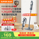 苏泊尔（SUPOR）吸尘器家用有线手持推杆二合一地毯两用大吸力大功率纤薄机身宠物家庭适用C3节日礼物