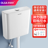 欧诺莎（Olsa） 冲厕所水箱抽水马桶蹲坑蹲便冲便器静音蹲便式卫生间水箱冲便器 超值耐用装【+安装包4件套】