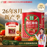 笑厨（XIAOCHU）西红柿块252g*6罐【低糖低负担】配料新鲜西红柿块调味酱番茄罐头