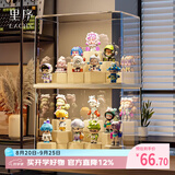EACHY盲盒展示架收纳盒透明防尘手办玩具labubu泡泡玛特展示盒-大号
