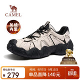 骆驼（CAMEL）云山1代户外徒步登山休闲丑萌鞋男加绒 G15S076104R 米白/黑 38