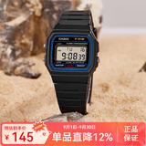 卡西欧手表 时尚简约复古小方块 潮流运动百搭电子表学生表考试表 F-91W-1 店长推荐