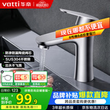 华帝（VATTI）面盆水龙头冷热 304不锈钢浴室水龙头 洗脸盆洗手盆水龙头 041012