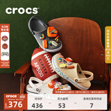 CROCS卡骆驰贝雅卡骆班洞洞鞋轻便拖鞋男鞋女鞋一脚蹬休闲鞋|205089 黑色/白色-066（含智必星） 43 (270mm)