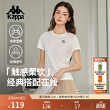 卡帕（Kappa）背靠背t恤短袖修身2026新款夏季休闲纯棉半袖运动显瘦K0E42TD01D