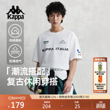 卡帕（Kappa）背靠背运动短袖男款纯棉2026新款夏季情侣t恤男士半袖K0EX2TD01D