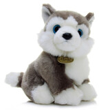 雅德森 哈士奇毛绒玩具狗狗公仔博美犬猎犬圣伯纳犬超萌小狗  哈士奇20厘米