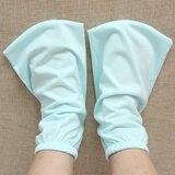 棉花咏睡眠袜女空调房睡觉穿的袜子男士成人空调袜儿童宽松睡眠脚套四季 蓝色 男士款