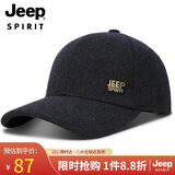 JEEP羊毛帽子男士棒球帽秋冬加厚保暖鸭舌帽男女士百搭防寒帽A0627