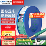 正泰（CHNT）电线铜芯电缆电源线BV1.5/2.5/4平方6平方国标纯铜家装硬电线 绿色BV1.5（100米）