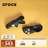 卡骆驰（CROCS）贝雅洞洞鞋男鞋女鞋轻便耐磨一脚蹬拖鞋休闲鞋百搭花园鞋|10126 黑色-001(含智必星) 40 (250mm)