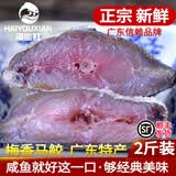 海幽鲜（HAIYOUXIAN）咸鱼干梅香马鲛鱼广东特产风干腌制霉香马交咸鱼茄子煲海产干货 马鲛鱼纯中段【梅香】 500g*2袋
