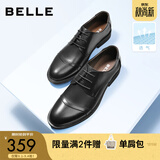 百丽（Belle）通勤商务皮鞋男秋新新真皮德比鞋通勤正装鞋3UX01CM5 黑色 42 (260mm)