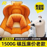 Rtako电动车挡风被冬季加厚2025新款加大保暖防风1500G加长护肩防水瓶 【米色】1500g 蜂窝棉 盖腿护肩 送称少一克免费退