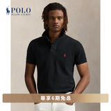 Polo Ralph Lauren 拉夫劳伦 男装 经典款修身网眼布短袖网球衫RL13502 001-黑色 XL