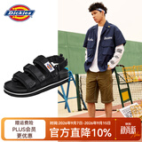 Dickies凉鞋男鞋夏季轻便凉拖鞋男士户外沙滩鞋潮流休闲情侣鞋 黑色（男女款） 41