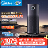 美的（Midea）【净离子除菌】无雾加湿器空气净化落地大容量孕妇婴幼家用空调风扇清凉伴侣礼物SZK-U15鸿蒙智联