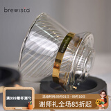 BREWISTA手冲咖啡V60咖啡滤杯分享壶咖啡套装器具 X-双层玻璃滤杯