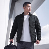 龙牙二代隐秋轻量便携立领羽绒服加强版保暖通勤休闲羽绒外套 极夜黑（立领） 4XL 180/100A