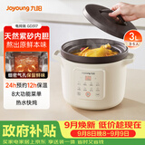 九阳（Joyoung）电炖锅电砂锅电炖盅炖汤盅煲汤锅高温瓷燕窝炖盅煮粥神器熬粥专用锅3L大容量GD317
