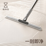 懒角落一字型刮水板扫把刮水器拖地两用卫生间浴室专用拖布硅胶拖把 55cm-含两条硅胶条