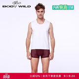 BODYWILD内裤男透气轻薄装腰平角内裤ZBN23EG4紫红185