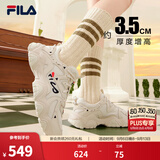 斐乐猫爪4丨FILA老爹鞋夏季女鞋男鞋黑色鞋子运动鞋休闲鞋厚底增高鞋 【女款】古白色/白天鹅-AW 39