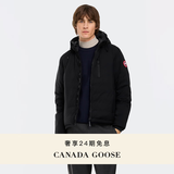 加拿大鹅（Canada Goose）Lodge 男士羽绒连帽衫户外休闲外套大鹅轻薄羽绒服 5078M 9061 黑色 S