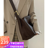 YUYULA包包女包牛皮斜挎托特包大容量休闲大包生日礼物高级感送女友老婆