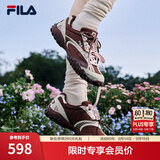 斐乐跳跳鞋丨FILA薄底鞋26新款女鞋透气内增高芭蕾不累脚德训休闲鞋 热巧克力棕/斑鸠黄-FT 39