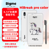 BIGMEHiBreakPro Color6.13英寸彩色墨水屏智能手机电子书阅读器墨水屏平板八核快刷256GB支持5G通话 彩墨屏6.13英寸8+256GB白色 HiBreakPro Color