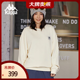 卡帕（Kappa）背靠背针织套头衫女2025新款圆领上衣运动长袖卫衣男款K0EW2WT93P