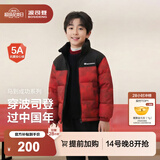 波司登【165可选】新款儿童羽绒服保暖外套厚中性男女马到成功联名款 【新年红】马到成功立领款 -【新年联名】卡码拍大 160 /80A 约 150-160cm 45kg