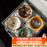 唐丰李桂莲敦煌盏茶杯高档主人杯品茗杯水杯茶盏茶具乔迁中秋节礼物