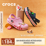 卡骆驰（CROCS）贝雅卡骆班儿童洞洞鞋沙滩鞋男女童包头拖鞋/207018/207019 深蓝色-410 28 (165mm)