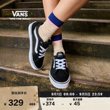 VANS范斯官方 Filmore Decon黑色复古风透气女鞋板鞋 黑色 34.5