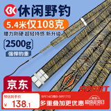 SIMAGO喜曼多鱼竿手竿超轻全能综合竿进口碳布5H28调鲫鲤鱼台钓竿6.3米