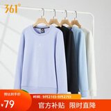 361°卫衣女秋季外套运动休闲套头衫宽松圆领长袖上衣662334801D-10