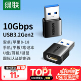 绿联USB3.2转换Type-C转接头OTG适用苹果18/17/16华为安卓手机U盘耳机键鼠充电数据线笔记本电脑车载