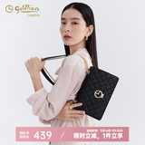 金利来女包百搭单肩包手袋女包百搭链条斜挎包女朋友妈妈礼物 黑色
