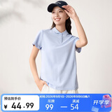 361°t恤女夏季新款运动polo衫速干休闲跑步健身短袖上衣662624111H-4