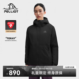 伯希和（Pelliot）[成毅同款]Primaloft金标P棉服女保暖防风秋冬外套125376010黑L
