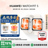 华为（HUAWEI）智能手表WATCH FIT 5【中秋佳礼】蓝牙通话轻薄大屏长续航运动手表送礼首选【华为官方授权】 【FIT 5】悦动白 氟橡胶表带 【官方正品 原装速发】