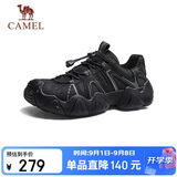 骆驼（CAMEL）云山1代户外春夏徒步登山休闲丑萌鞋情侣 G15S076104 黑色 44
