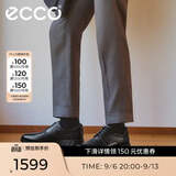 爱步（ECCO）皮鞋男 轻奢时尚舒适增高鞋商务休闲鞋德比鞋 S轻巧混合520304 黑色52030401001 41