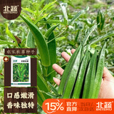 北蔬黄秋葵种子苗不易老四季盆栽家庭种植蔬菜籽 农家秋葵种子10gx2包